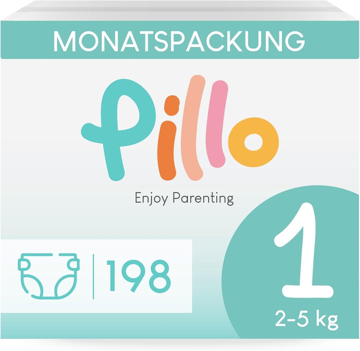 Pieluchy Pillo 3 - Pudełko 168 pieluszek, 6 paczek po 28 pieluszek rozm. 3 - Midi (6-10 kg) - Pieluszki dla niemowląt