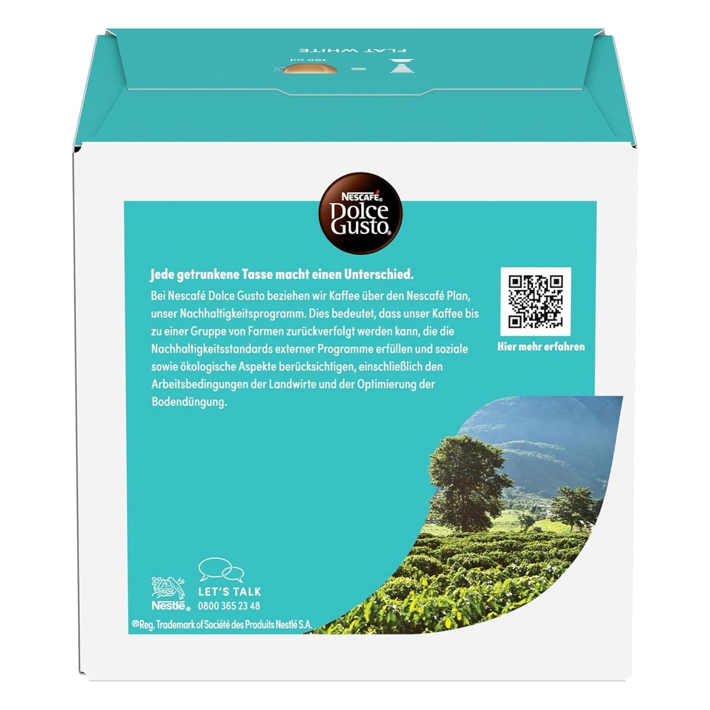 NESCAFÉ DOLCE GUSTO Flat White Kaffeekapseln 3-pak (3 x 16 Kapseln)