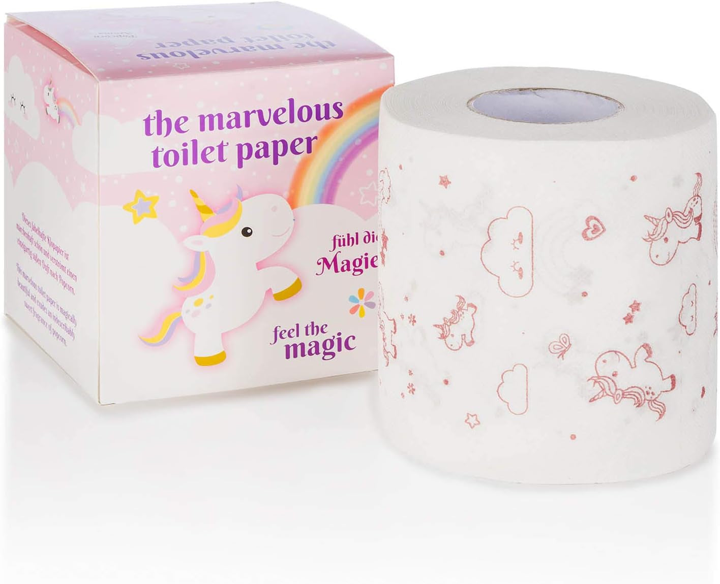 Papier toaletowy Jednorożec - Uroczy papier toaletowy zamieni Twoją łazienkę w oazę komfortu (jednorożec)