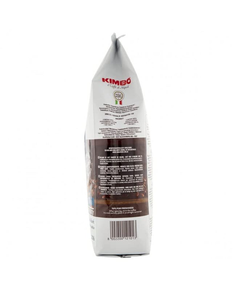 3x Kawa ziarnista Espresso Classico, średnio palona, ​​całe ziarna kawy, średnio palona, ​​worek 1 kg, kawa neapolitańska