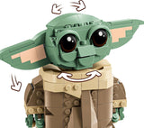 LEGO Star Wars 75403 Grogu w kołysce repulsora mandaloriańskiego - Minifigurka kolekcjonerska - Model do budowania, zabawy i wystawiania - Dekoracje domu - Prezent dla chłopców i dziewcząt w wieku powyżej 10 lat Zestawy do budowania Besuche den LEGO-Store