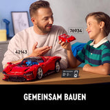 Zestaw LEGO Technic Ferrari Daytona SP3 w skali 1:8, czerwony supersamochód sportowy, rozszerzony model samochodu przedmiot kolekcjonerski, najlepsza koncepcja samochodu 42143 Zestawy do budowania Kup w sklepie LEGO