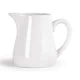 Olympia Whiteware Servierkannen 170 ml/6 oz (6 sztuk), weisses Porzellan - Kanne mit Henkel, idealny für Milch, Sahne, Vanillepudding, Soßen, Bratensoße - spülmaschinen- und mikrowellengeeignet, Café-Restaurant-Hausgebrauch, U819
