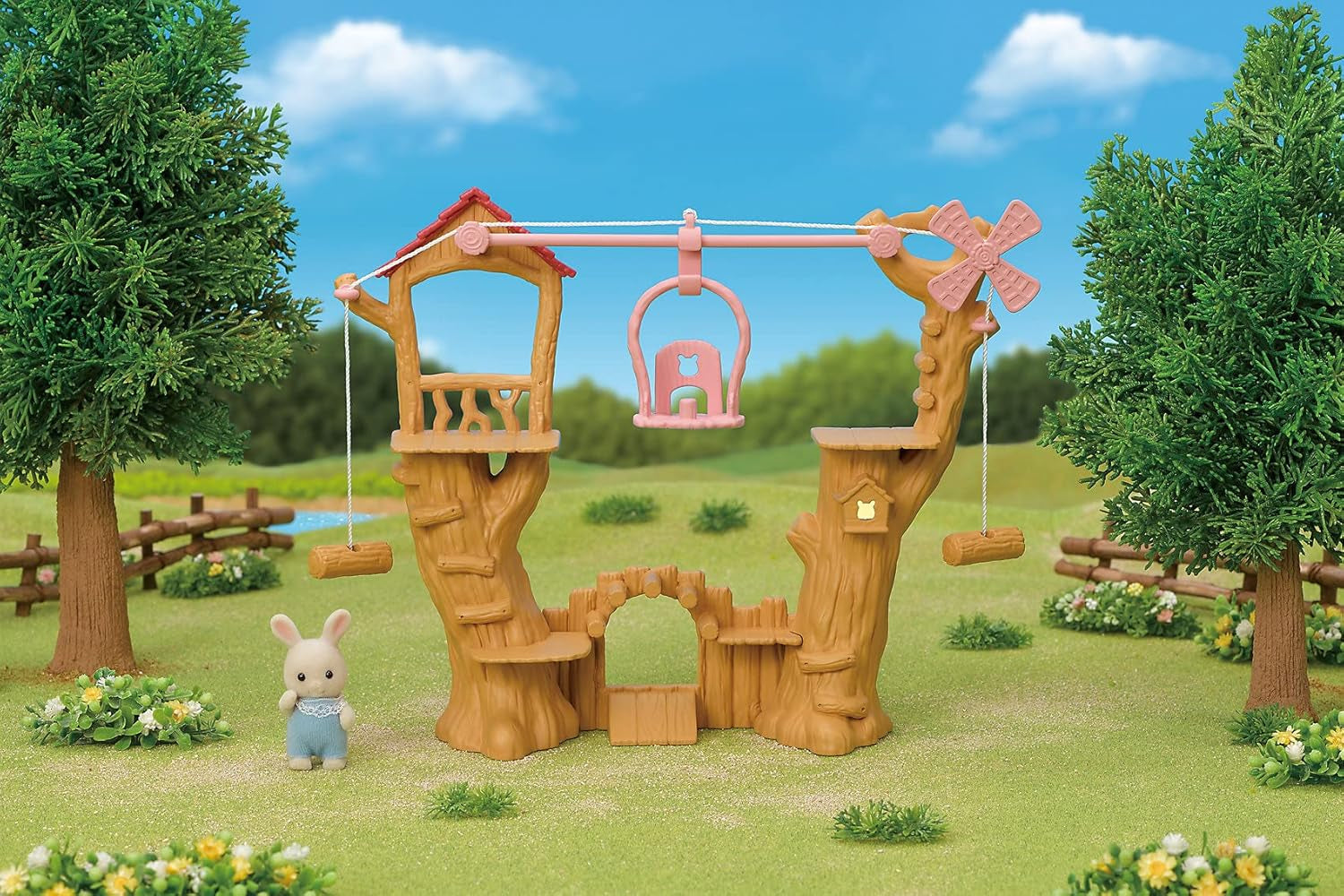 Sylvanian Families 5452 Kolejka linowa dla dzieci — domek dla lalek