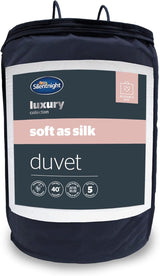 Kołdra Silentnight Soft as Silk, 10,5 tog, do łóżek podwójnych, biała, mikrofibra, biała, king size Kołdry i kołdry Naty Shop 40X25X25 cm 13,5 Tog