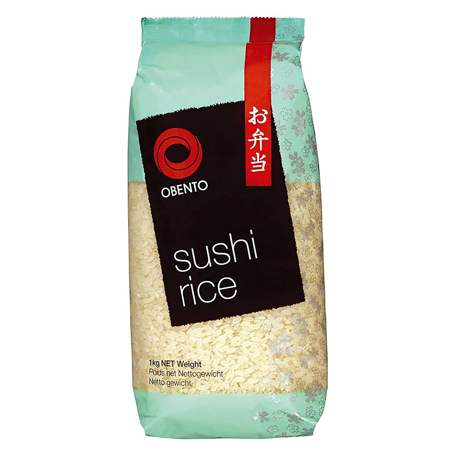 Ryż Sushi, ryż kleisty do bułek nori i innych japońskich specjałów sushi, 1 kg (1 opakowanie)