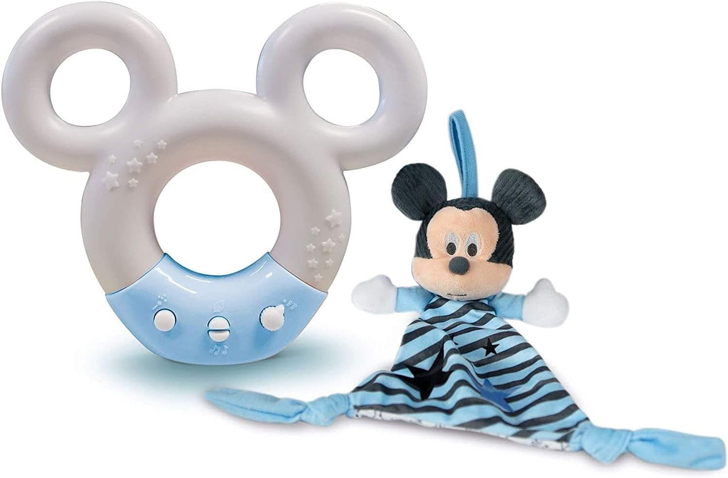 Clementoni 17397 Disney Baby Mickey Sound & Color Lampa Lampka nocna, wielokolorowe zabawki Bebe Naty Sklep Lampka dziecięca Mickey