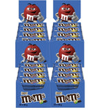 M&M's Peanut Chocolate Opakowanie zbiorcze 24 x 45 g Czekoladowa soczewica o smaku orzechowym Prezent czekoladowy (1080 g) Idealny jako poczęstunek o tematyce piłkarskiej