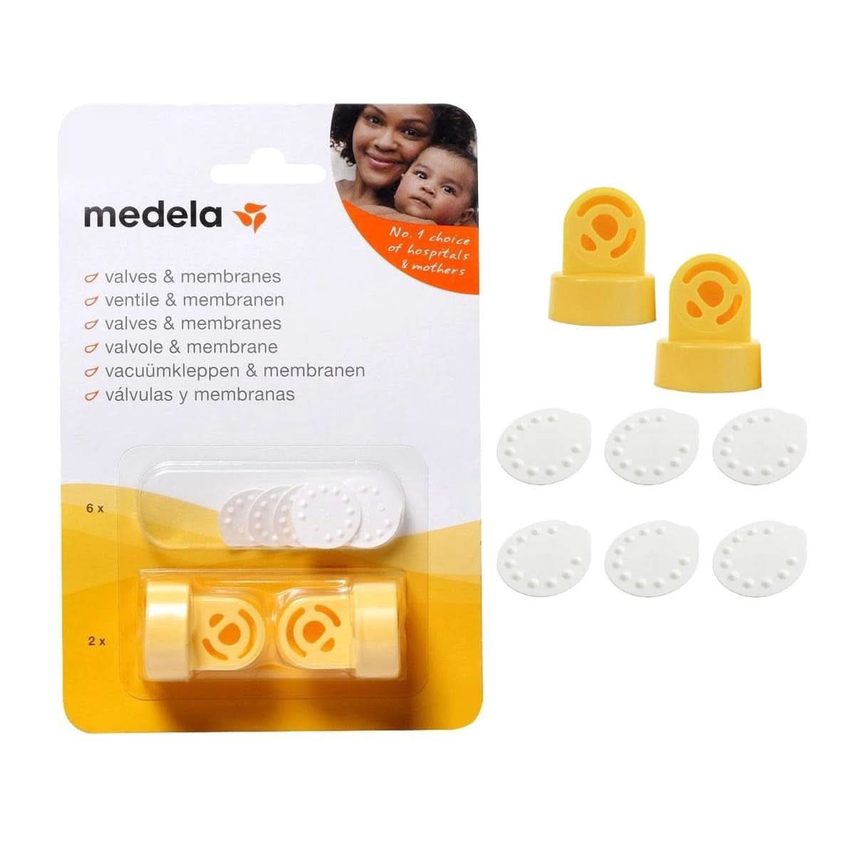 Medela 008.0293 Zawory i smoczki, wielokolorowe Akcesoria Żywność i karmienie piersią Sklep Bebe Naty