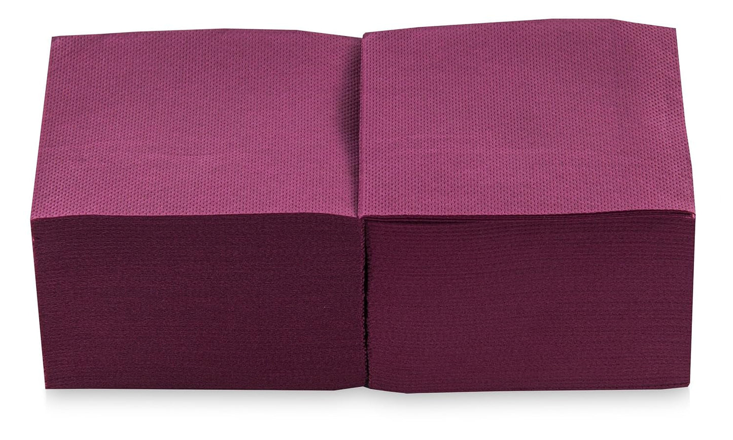 Saten Ser22104961 Koktajl, serwetki 20 X 20, 2 warstwy, 1/4 złożenia, 100 serwetek, Punta-Punta, czarny