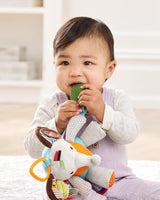 Skip Hop Bandana Buddies Zabawka aktywna, pluszowa zabawka dla niemowląt i dzieci, wielokolorowa, zabawki dla niemowląt-słonia Naty Shop
