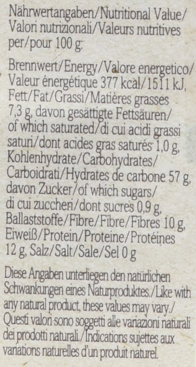 Verival Flocken Basis Müsli - Bio, opakowanie 6Er (6 X 1 Kg) Płatki zbożowe Naty Shop