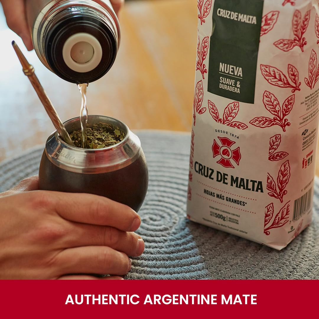 Argentyńska herbata mate z kawałkami łodyg, 1 kg.