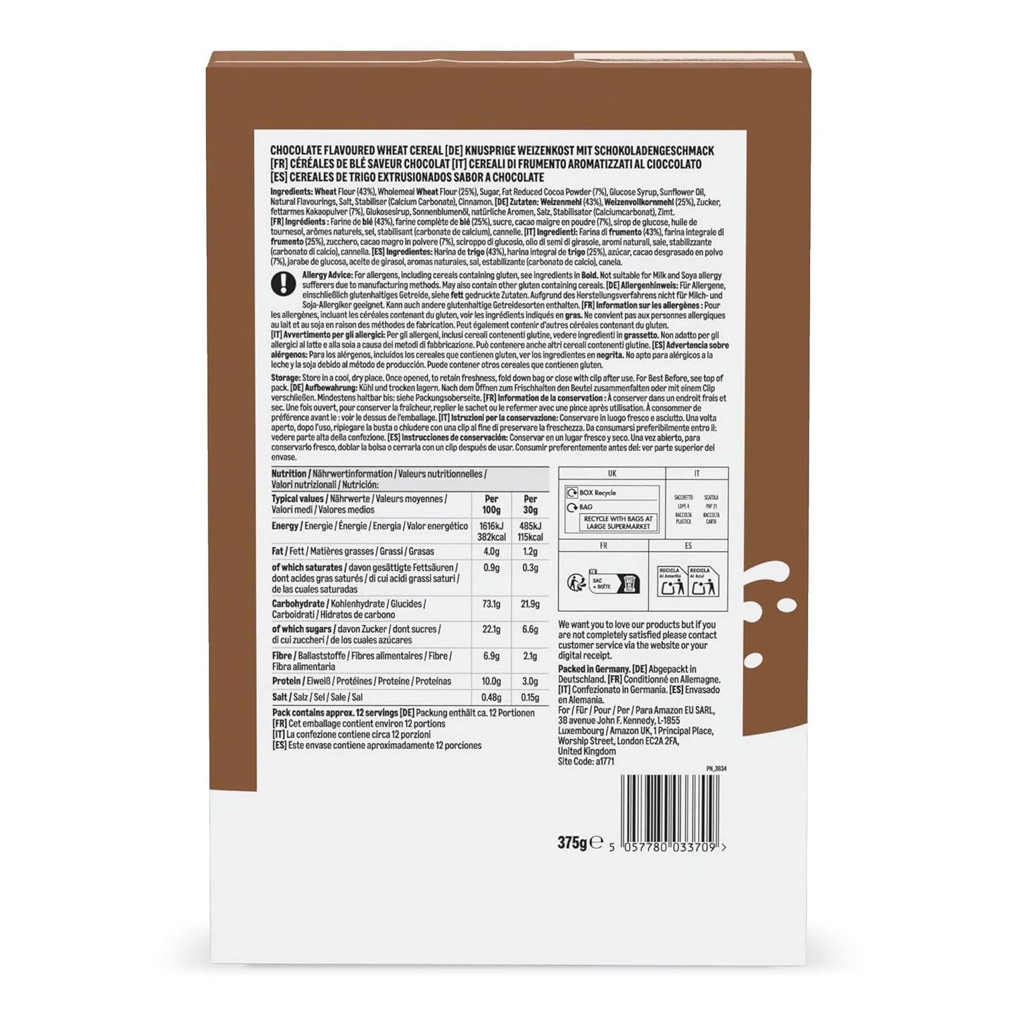 Batony czekoladowe z Amazonu, 375g