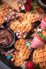 RUF Waffel-Mix, Großpackung, Grundmischung Zur Herstellung Von Waffeln Im Waffeleisen, Für Großküchen, Kantinen, Hotels Und Restaurants, 1 X 2500G Mieszanka do pieczenia i gotowania Naty Shop