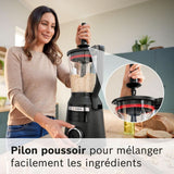 Mikser stojący Vitapower, seria 6, 1800 W, 6 programów, Prospeed Klingen, Tritan™-Krug, Schwarz, MMB6652B Kitchen Naty Shop