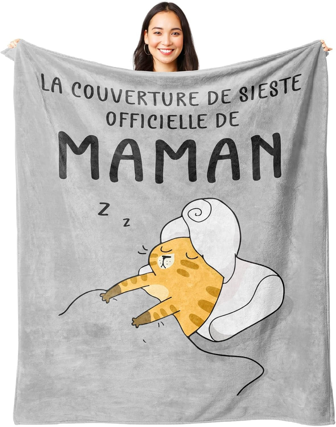 Koc flanelowy Juratar dla taty - prezent na urodziny, dzień ojca i Boże Narodzenie - 152 X 130 cm Łóżka i koce Besuche den Juratar-Store Maman