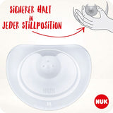 NUK Stillhütchen | Brusthütchen Zum Stillen | Schützt Vor Wunden Brustwarzen | Dünnes Silikon | Duży M (20Mm) | Łącznie z Schutzdozą | 2 Stück Żywność dla niemowląt i akcesoria do karmienia piersią Naty Shop