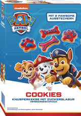 RUF X PAW Patrol Muffin Backmischung Mit Erdbeer-Geschmack, Für 12 Paw Patrol Muffins, Inkl.16 Oblaten-Auflegern Und Pawsome Muffin-Förmchen, 1 X 394G Naty Shop 475 G (opakowanie 1Er) Ciasteczka