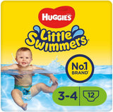 Pieluszki do pływania Huggies Little Swimmers, rozmiar 3-4, 12 szt., 7-15 kg