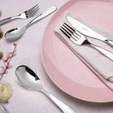 Villeroy & Boch - Zestaw sztućców Rose Garden 24 sztuki, stal nierdzewna Kitchen Naty Shop