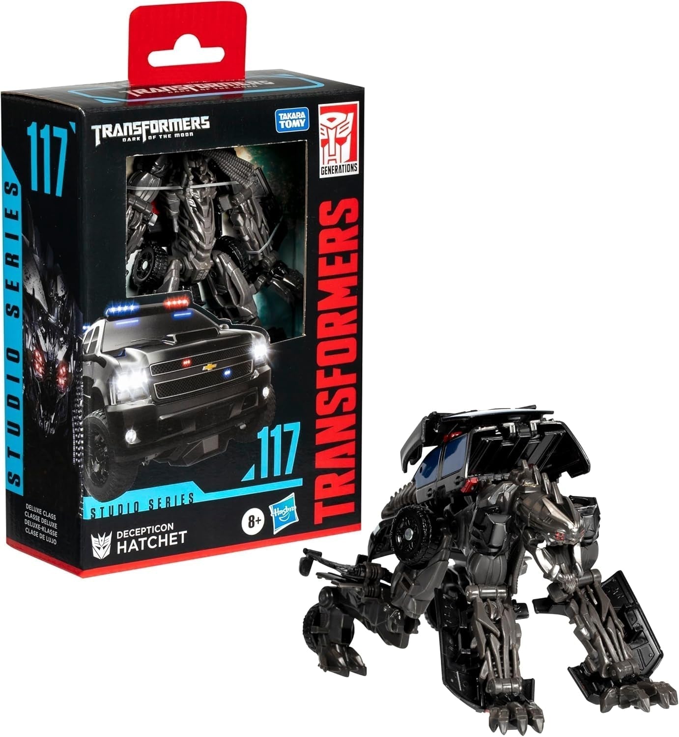 Transformers Seria Studio Deluxe Transformers: Ciemna strona księżyca 94 Decepticon Hatchet Figurka Figurki Figurki Naty Shop