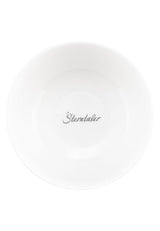 Sterntaler Porcelanowy zestaw obiadowy Rustykalny design - antypoślizgowy i zdejmowany silikonowy zestaw naczyń obiadowych - Naczynia dla niemowląt i dzieci z talerzem, miską 400 ml i kubkiem 200 ml, biały
