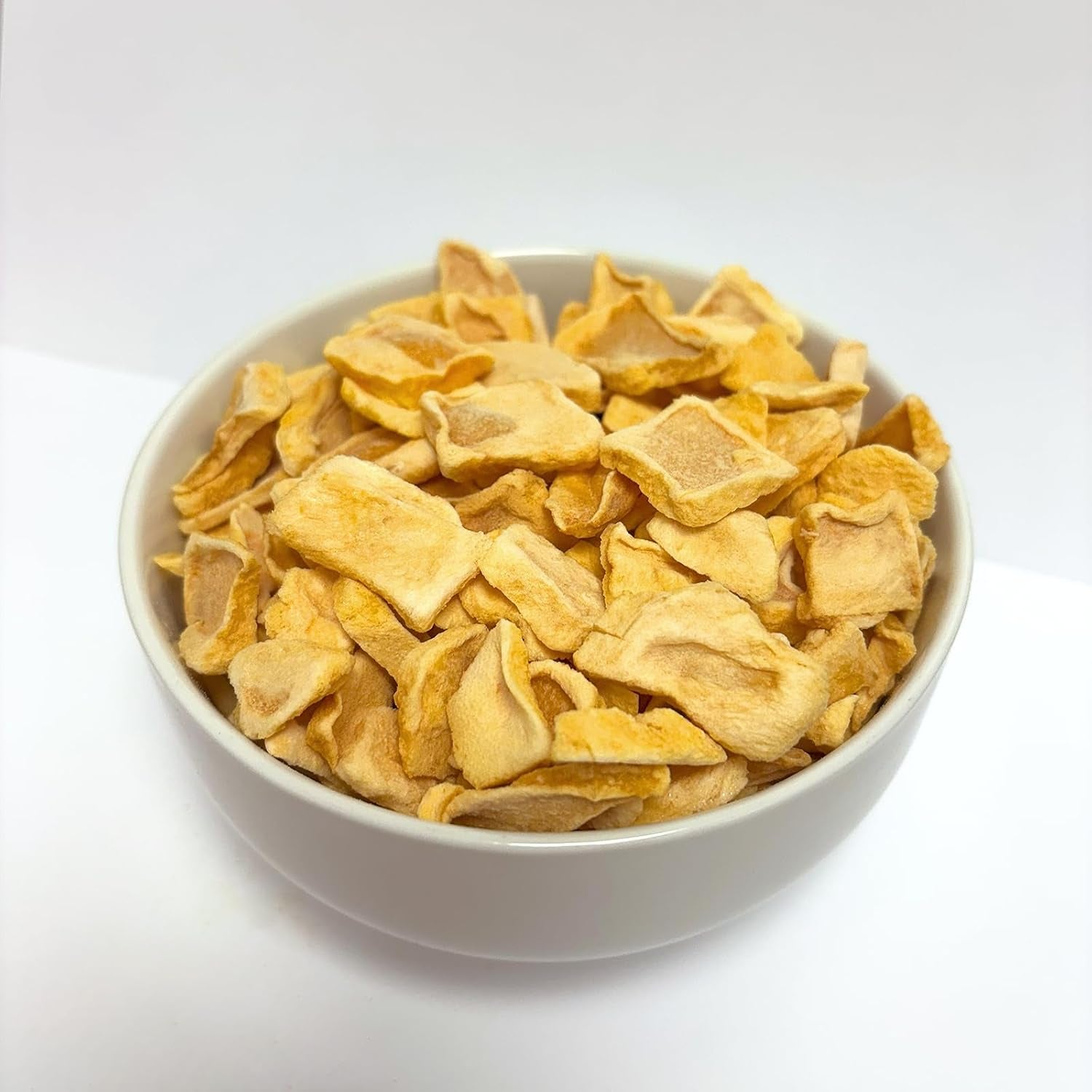 Mango liofilizowane plastry 100g - chipsy z mango liofilizowane - owoce suszone liofilizowane - owoce liofilizowane, mango suszone do dekoracji, przekąsek, koktajli, deserów Produkty suszone Naty Shop