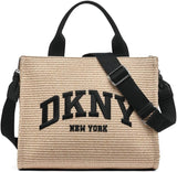 Damskie torby na ramię DKNY Hadlee Md. Damskie Naty Shop Natural/czarny