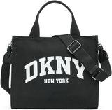 Damskie torby na ramię DKNY Hadlee Md Damskie Naty Shop Czarny/Srebrny