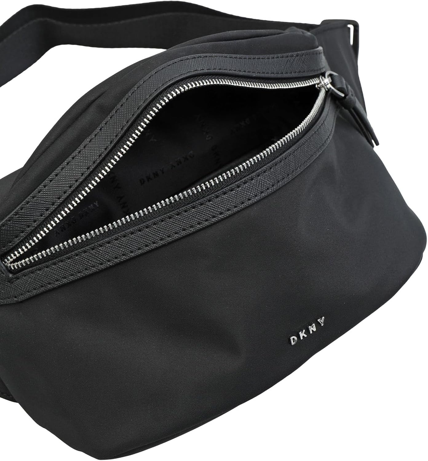 Damska Crossbody DKNY R23IEA41-BSV-1, czarno/srebrna Torby damskie Naty Shop