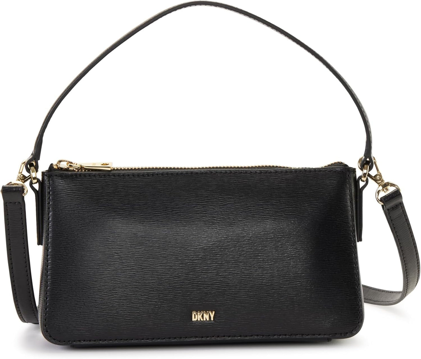 Damskie DKNY Bryant Park Tz Demi Torby Crossbody Damskie Naty Shop Czarny / złoty
