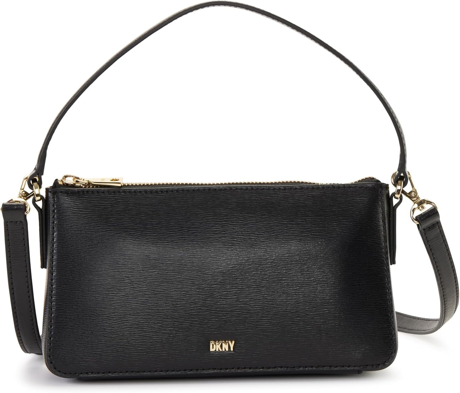 Damskie DKNY Bryant Park Tz Demi Torby Crossbody Damskie Naty Shop Czarny / złoty