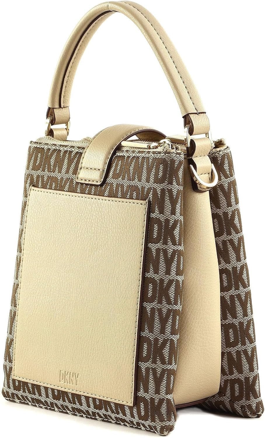 Damskie DKNY Feven Crossbody, Chino / jasne torby khaki Damskie Naty Shop