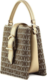 Damskie DKNY Feven Crossbody, Chino / jasne torby khaki Damskie Naty Shop