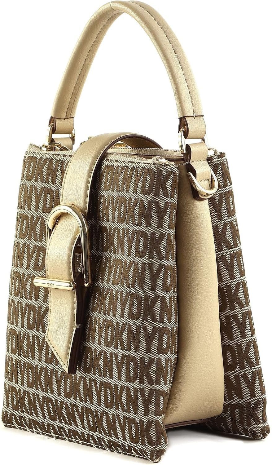 Damskie DKNY Feven Crossbody, Chino / jasne torby khaki Damskie Naty Shop