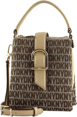 Damskie torby DKNY Feven Crossbody, Chino / jasne khaki Damskie Naty Shop Domyślny tytuł