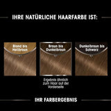 Garnier Olia Hair Color 6.0 Jasny Brąz + True Treasures Kuracja naprawcza (340ml) do włosów zniszczonych - koloryzacja bez amoniaku, naturalne oleje, pokrycie siwych włosów, miód i wosk pszczeli, mniej łamliwości Farba do włosów Naty Shop