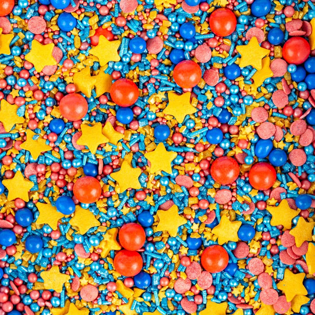 Super Streusel SuperErou, mieszanka posypek, 90 gramów Sprinkles Naty Shop