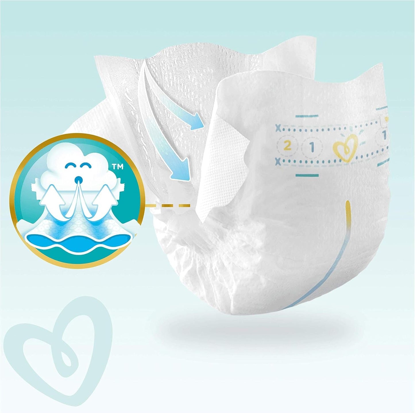 Pampers Premium Protection New Baby pieluchy, rozmiar 1 (noworodek), 22 sztuki