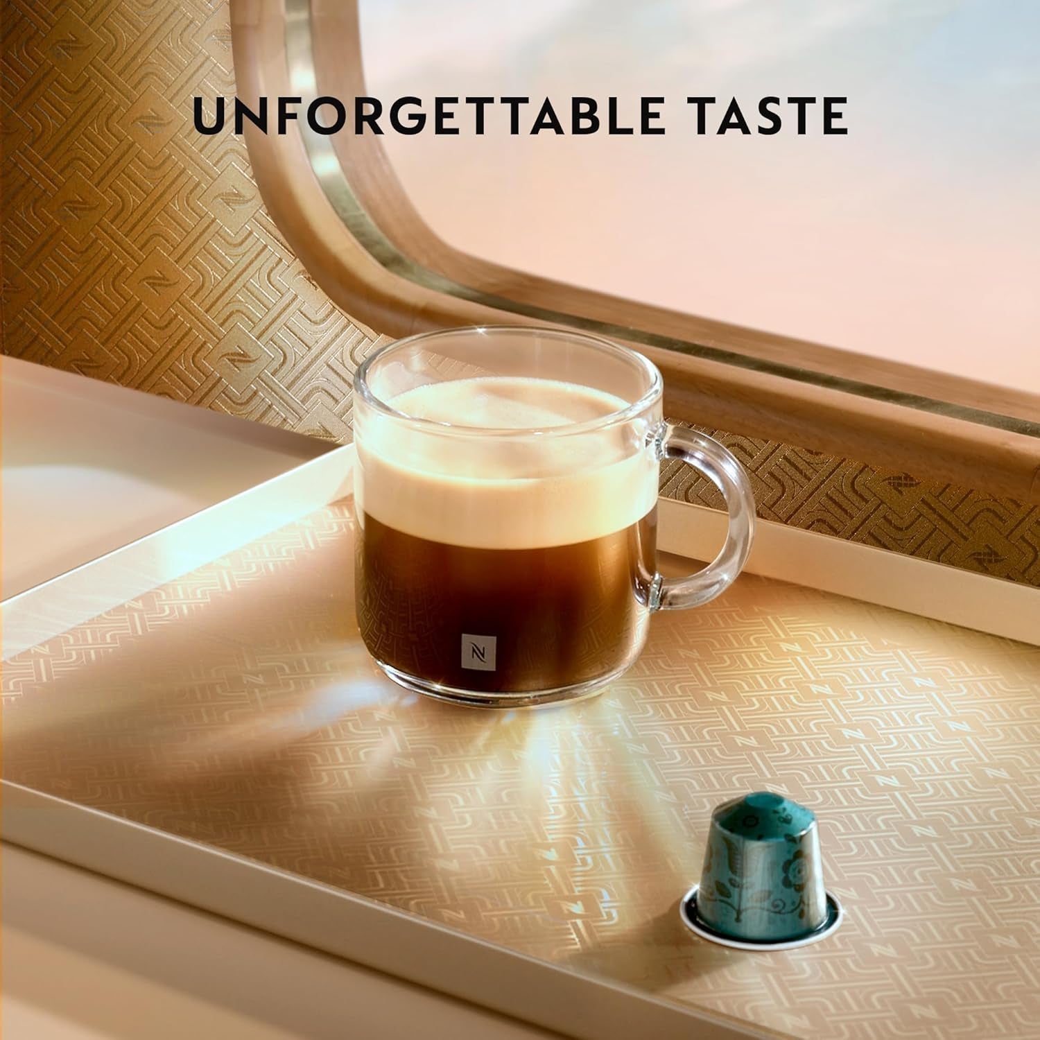 Ekspres na kapsułki Nespresso De'Longhi EN 80.B Inissia, pompa wysokociśnieniowa i funkcja oszczędzania energii, automatyczne wyłączanie po 9 minutach, pojemność filiżanki na espresso i płuco, zbiornik na wodę 0,7 l, kolor czarny