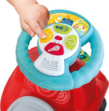Clementoni - 17747 - Nicolò Go Go 3 w 1 - Autko, elektroniczny głośnik do nauki, pierwsze kroki, światła i dźwięki, gra dla 1-latków - Made in Italy Bebe Toys Naty Shop