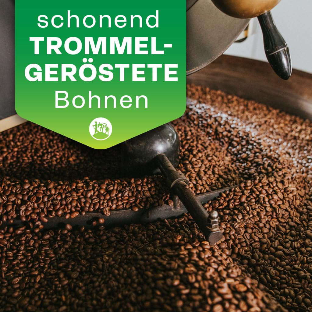Hochland Kaffee - Holanka Crema - 250g Kaffeebohnen - Zrównoważona sprzedaż bezpośrednia - Idealna do w pełni automatycznych maszyn i Siebträger - Łagodniejszy aromatyczny smak - Najlepsza jakość z Peru