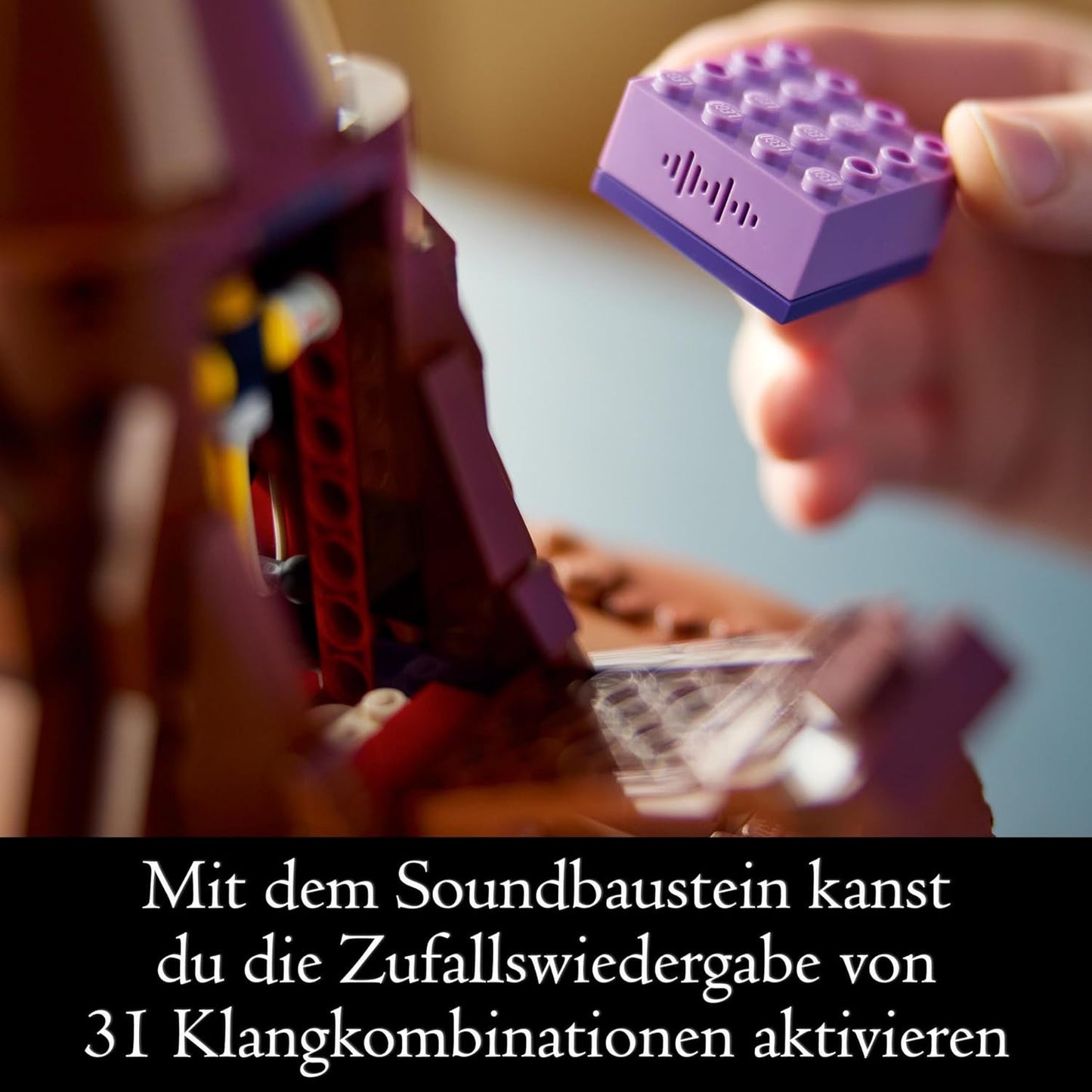 LEGO Harry Potter mówiący kapelusz Model Hogwartu Film dla dorosłych Prezent dla kobiet Mężczyźni Mama Tata Z 31 losowymi kombinacjami dźwięków Wprowadza Cię do Twojego domu w Hogwarcie 76429 Zestawy do budowania Besuche den LEGO-Store