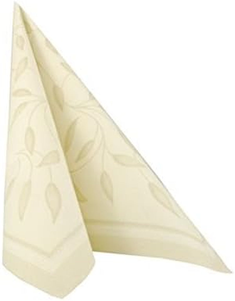 Papstar, 50 serwetek „ROYAL Collection” 1/4-krotnie 40 cm x 40 cm szampan „New Mediterranean”, #11651