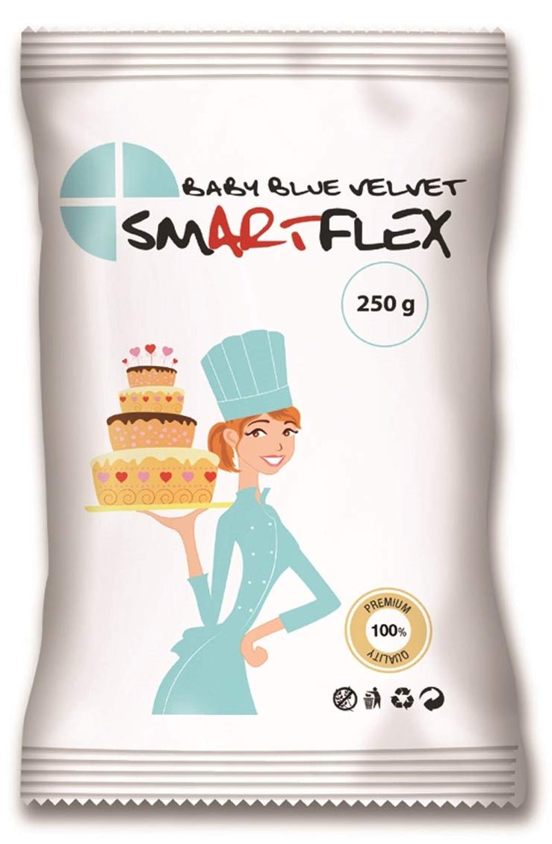 Fondant Baby Blue Velvet, 250 g Pasta cukrowa Naty Shop Default Title