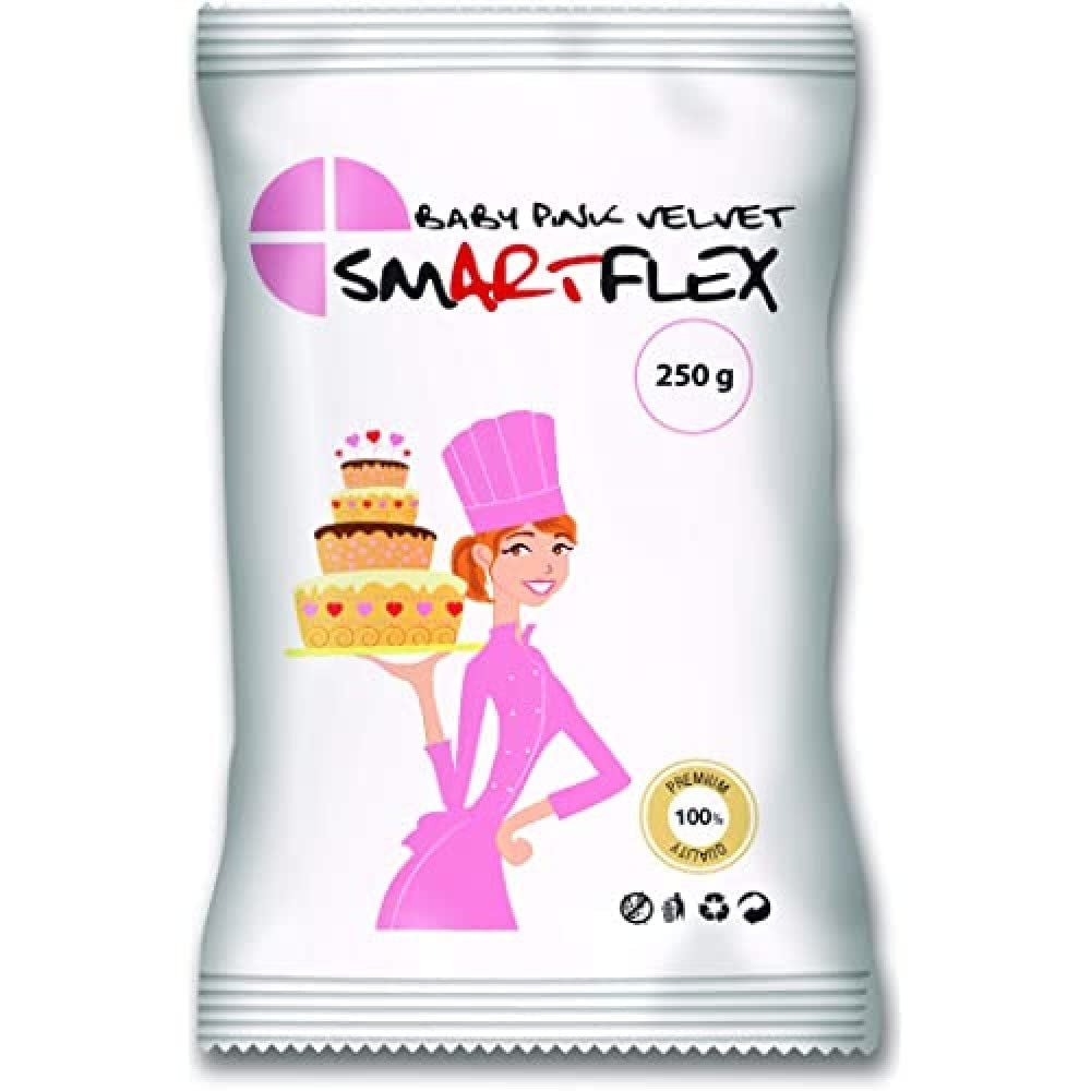 Fondant Baby Pink Velvet, 250 g Pasta cukrowa Naty Shop Default Title