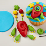 Fondant czarny 1 kg - gotowy do zwijania, idealny do pokrywania i dekorowania ciast, babeczek i ciastek - czarny - 1 kg Pasta cukrowa Naty Shop