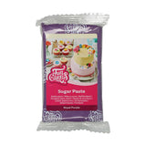 FunCakes Royal Purple Rolled Fondant: Łatwy w użyciu, gładki, elastyczny, miękki i giętki, idealny do dekoracji ciast. Bezglutenowe 250g (2 sztuki w opakowaniu) Naty Shop Royal Purple Pasta cukrowa 250g