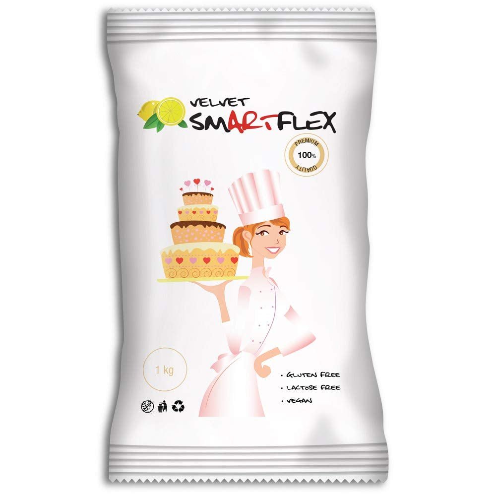 Fondant White Velvet o smaku cytrynowym, 250g Pasta cukrowa Naty Shop Default Title
